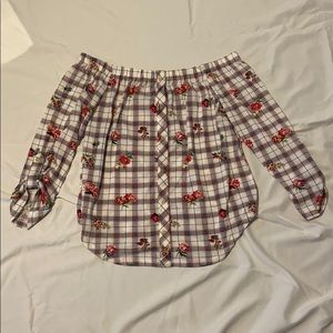 Off the shoulder blouse